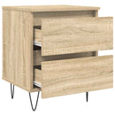 vidaXL sonoma tölgy színű szerelt fa éjjeliszekrény 40 x 35 x 50 cm