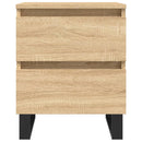 vidaXL 2 db sonoma tölgy színű éjjeliszekrény 40 x 35 x 50 cm