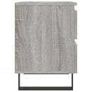 vidaXL 2 db szürke sonoma színű éjjeliszekrény 40 x 35 x 50 cm