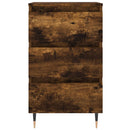 vidaXL 2 db füstös tölgy színű szerelt fa éjjeliszekrény 40x35x69 cm