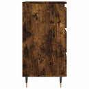 vidaXL 2 db füstös tölgy színű szerelt fa éjjeliszekrény 40x35x69 cm
