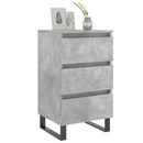 vidaXL 2 db betonszürke szerelt fa éjjeliszekrény 40x35x69 cm