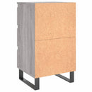vidaXL 2 db szürke sonoma színű szerelt fa éjjeliszekrény 40x35x69 cm