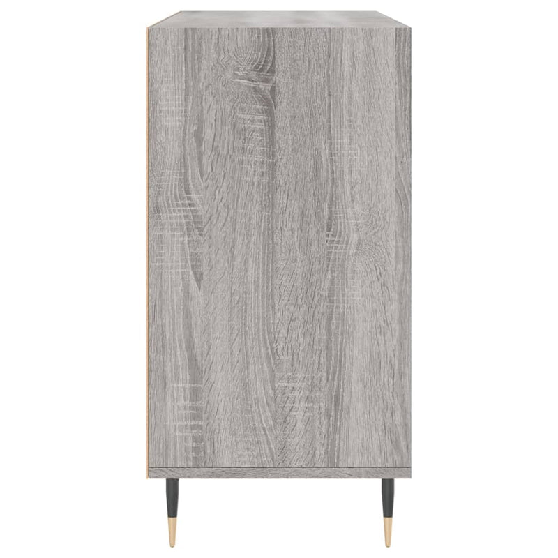 vidaXL szürke sonoma színű szerelt fa tálalószekrény 103,5x35x70 cm