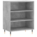 vidaXL betonszürke szerelt fa tálalószekrény 57 x 35 x 70 cm