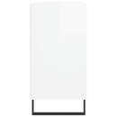 vidaXL magasfényű fehér szerelt fa tálalószekrény 57 x 35 x 70 cm