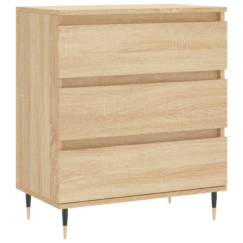 vidaXL sonoma tölgy színű szerelt fa tálalóasztal 60 x 35 x 70 cm
