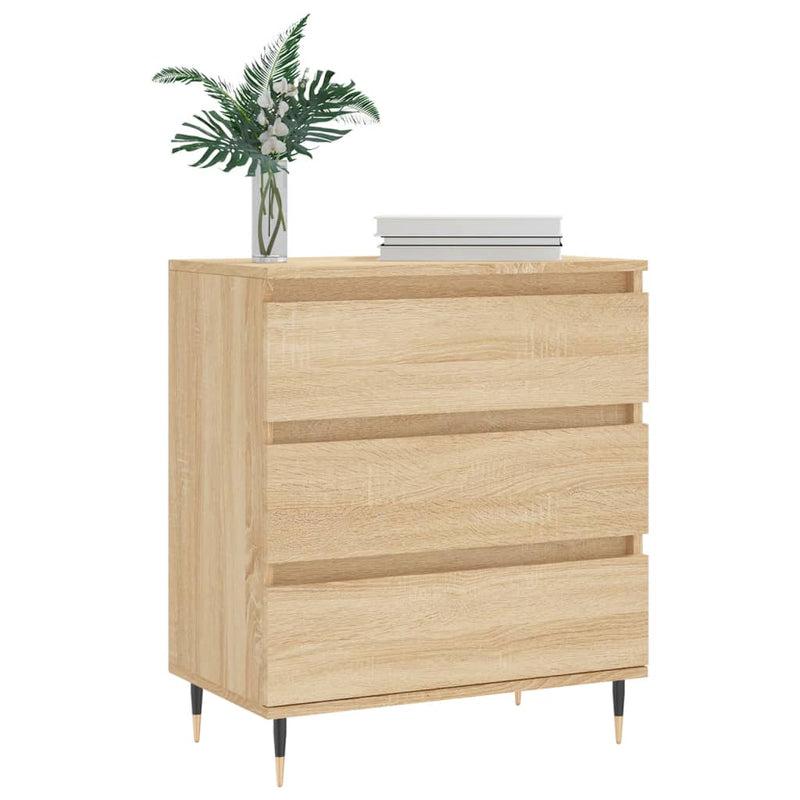vidaXL sonoma tölgy színű szerelt fa tálalóasztal 60 x 35 x 70 cm