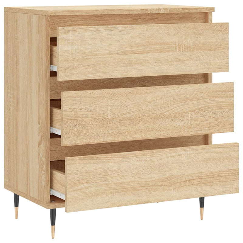 vidaXL sonoma tölgy színű szerelt fa tálalóasztal 60 x 35 x 70 cm