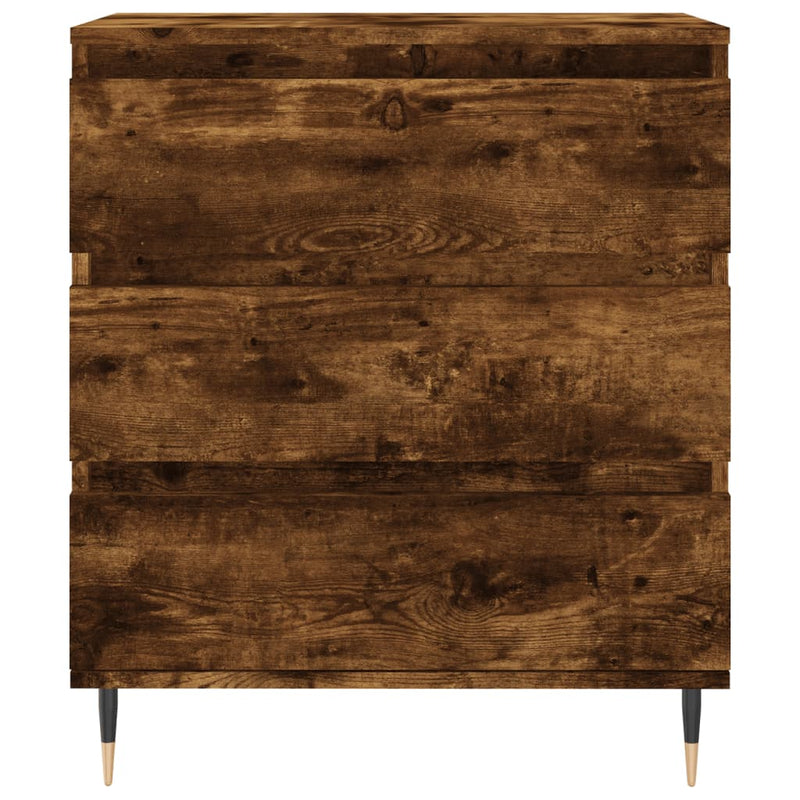vidaXL füstös tölgy színű szerelt fa tálalószekrény 60 x 35 x 70 cm