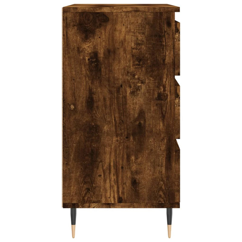 vidaXL füstös tölgy színű szerelt fa tálalószekrény 60 x 35 x 70 cm