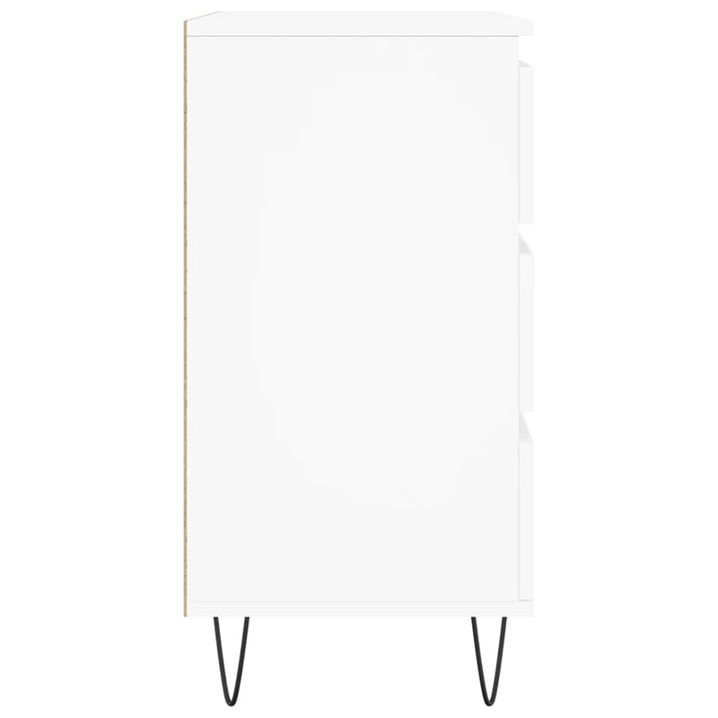 vidaXL fehér szerelt fa tálalószekrény 60 x 35 x 70 cm