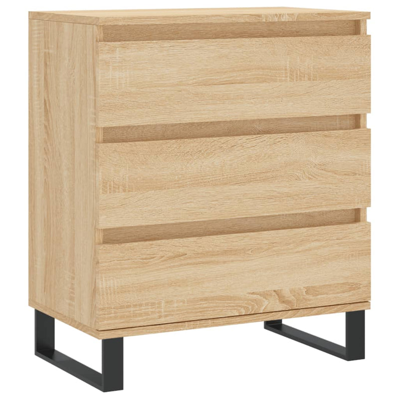 vidaXL sonoma tölgy színű szerelt fa tálalóasztal 60 x 35 x 70 cm