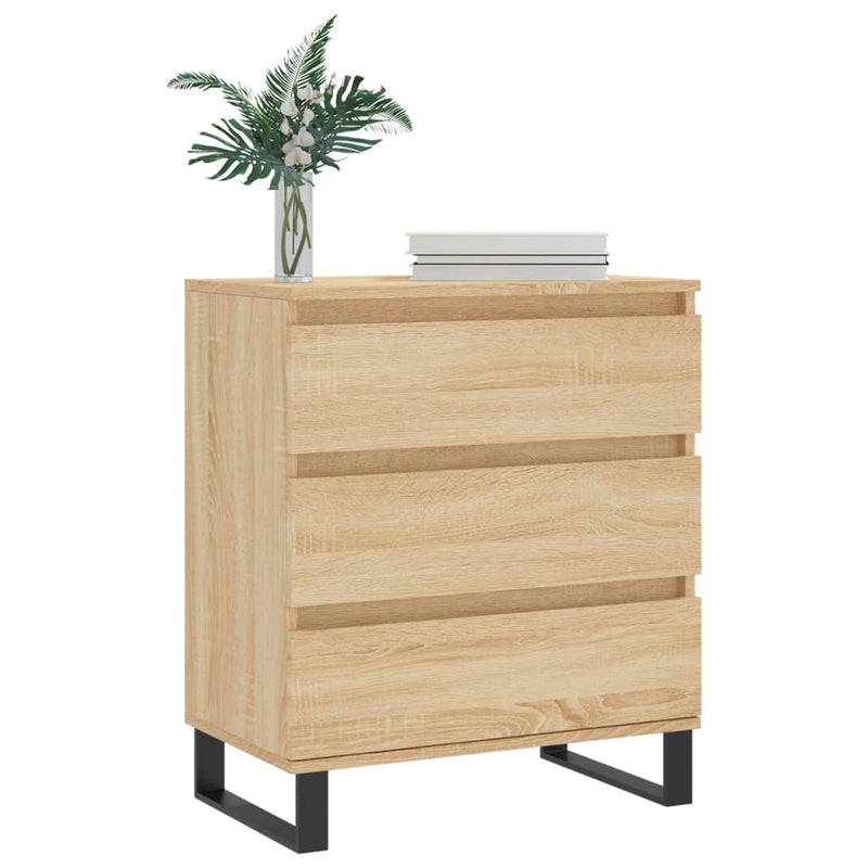 vidaXL sonoma tölgy színű szerelt fa tálalóasztal 60 x 35 x 70 cm