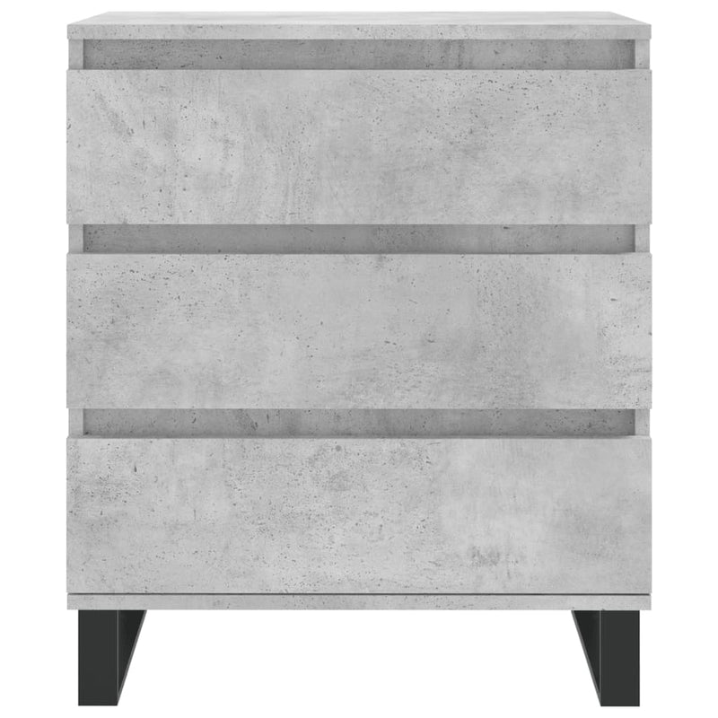 vidaXL betonszürke szerelt fa tálalószekrény 60 x 35 x 70 cm