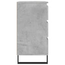 vidaXL betonszürke szerelt fa tálalószekrény 60 x 35 x 70 cm