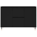 vidaXL fekete szerelt fa tálalószekrény 104 x 35 x 70 cm