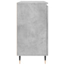 vidaXL betonszürke szerelt fa tálalószekrény 104 x 35 x 70 cm