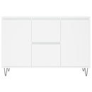 vidaXL fehér szerelt fa tálalószekrény 104 x 35 x 70 cm