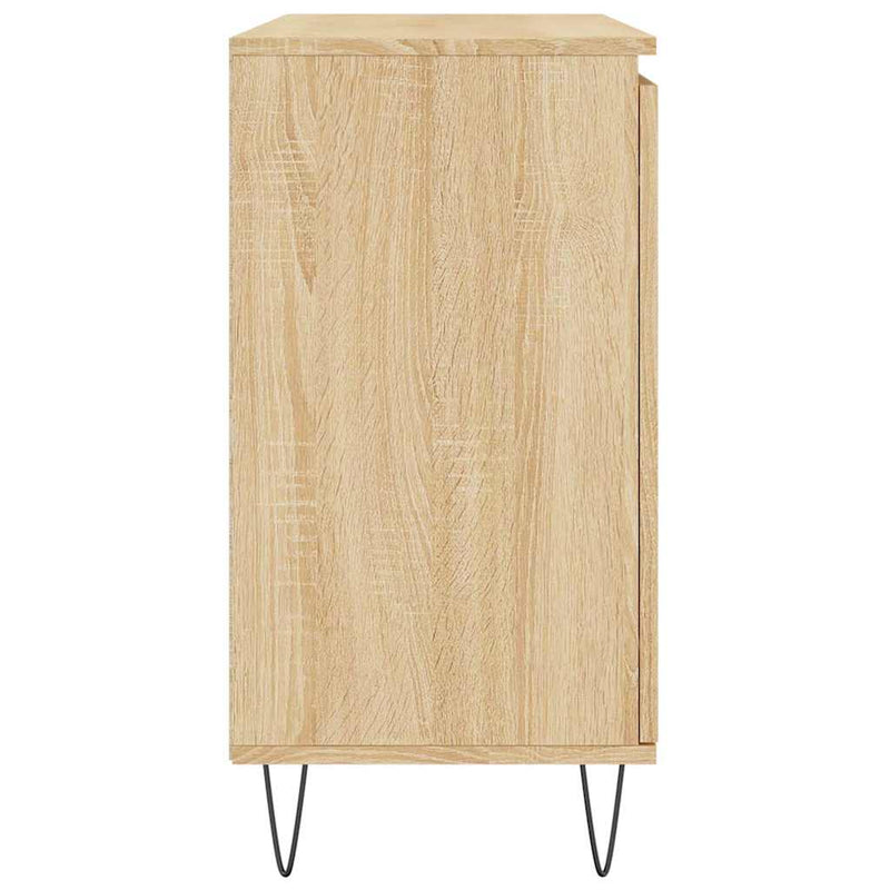 vidaXL sonoma tölgy színű szerelt fa tálalószekrény 101,5 x 35 x 70 cm