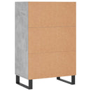 vidaXL betonszürke szerelt fa magasszekrény 57 x 35 x 90 cm