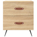 vidaXL 2 db sonoma tölgy színű szerelt fa éjjeliszekrény 40x35x47,5 cm