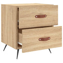 vidaXL 2 db sonoma tölgy színű szerelt fa éjjeliszekrény 40x35x47,5 cm
