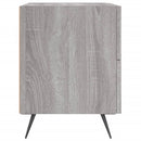 vidaXL 2 db szürke sonoma színű szerelt fa éjjeliszekrény 40x35x47,5cm