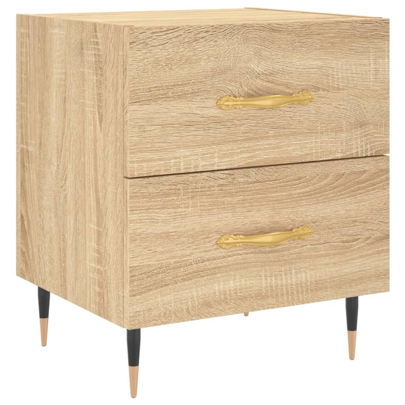 vidaXL sonoma tölgy színű szerelt fa éjjeliszekrény 40 x 35 x 47,5 cm