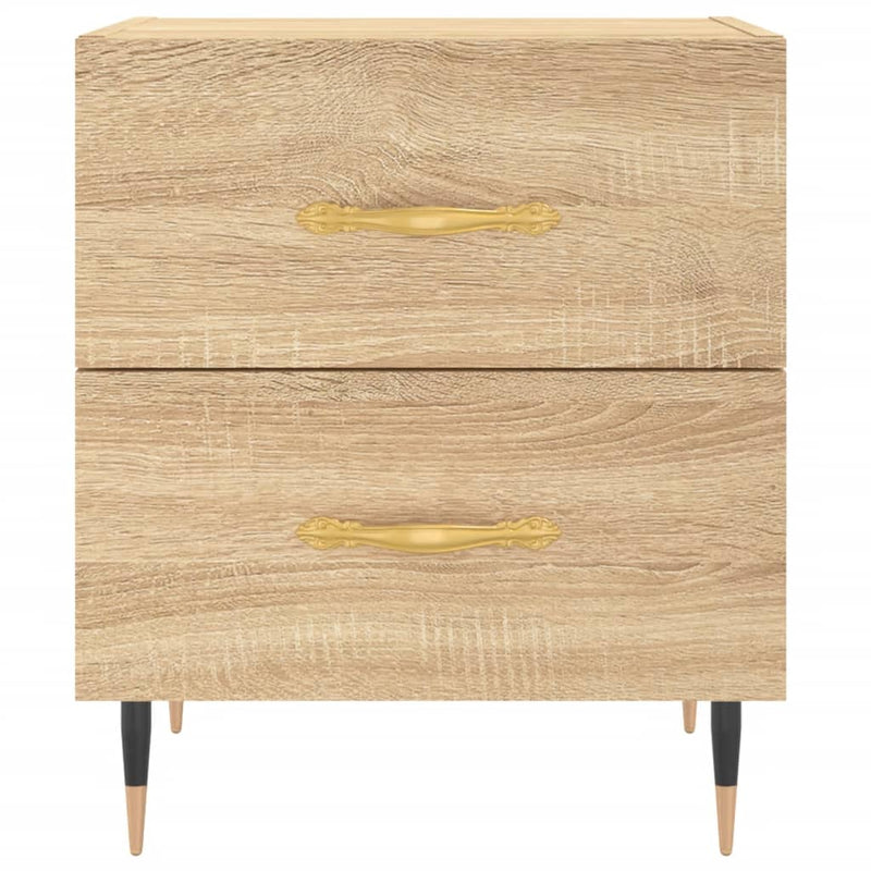 vidaXL sonoma tölgy színű szerelt fa éjjeliszekrény 40 x 35 x 47,5 cm