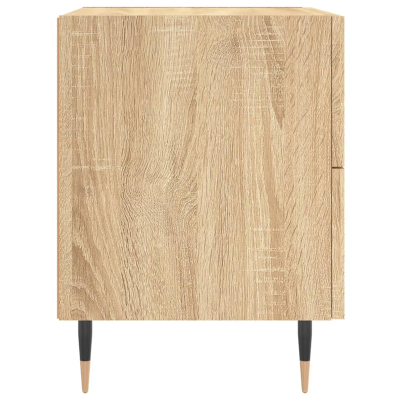 vidaXL sonoma tölgy színű szerelt fa éjjeliszekrény 40 x 35 x 47,5 cm