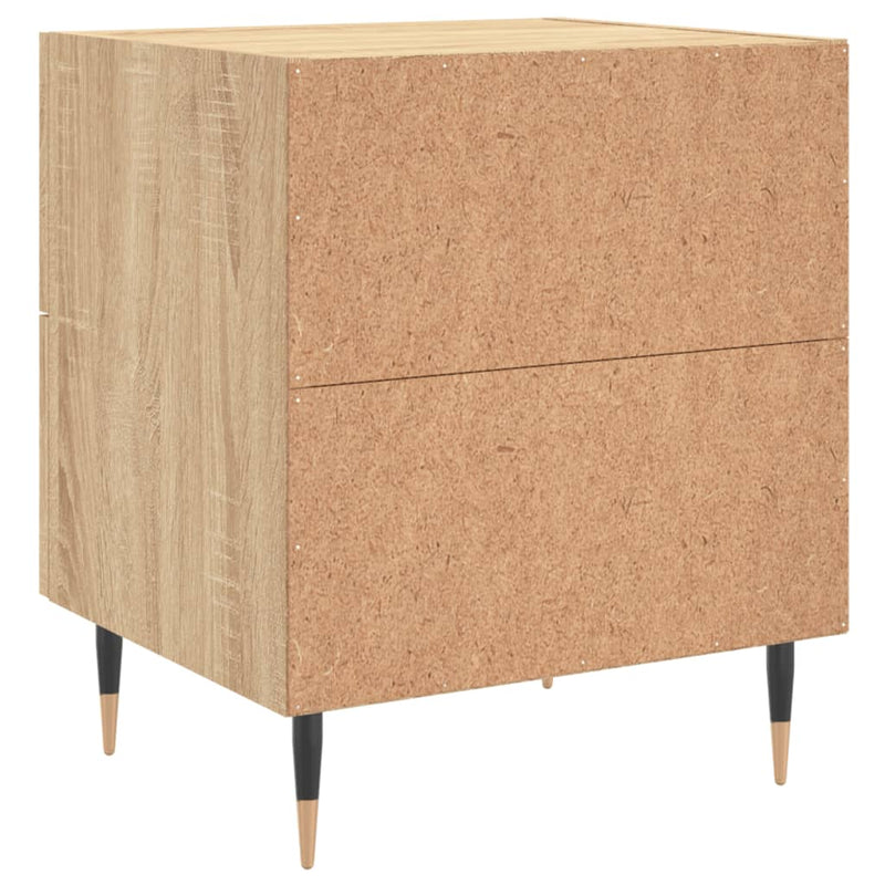 vidaXL sonoma tölgy színű szerelt fa éjjeliszekrény 40 x 35 x 47,5 cm