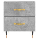 vidaXL 2 db betonszürke szerelt fa éjjeliszekrény 40 x 35 x 47,5 cm