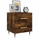 vidaXL 2 db füstös tölgy színű szerelt fa éjjeliszekrény 40x35x47,5 cm