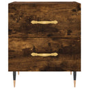 vidaXL 2 db füstös tölgy színű szerelt fa éjjeliszekrény 40x35x47,5 cm
