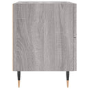 vidaXL 2 db szürke sonoma színű szerelt fa éjjeliszekrény 40x35x47,5cm