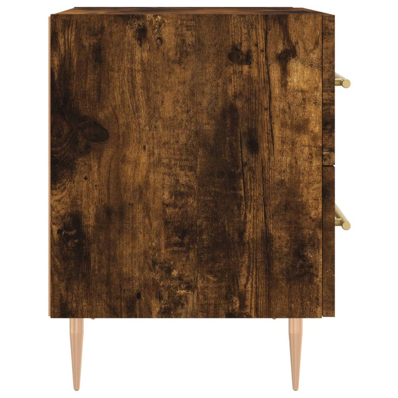 vidaXL füstös tölgy színű szerelt fa éjjeliszekrény 40 x 35 x 47,5 cm