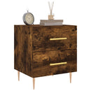vidaXL 2 db füstös tölgy színű szerelt fa éjjeliszekrény 40x35x47,5 cm