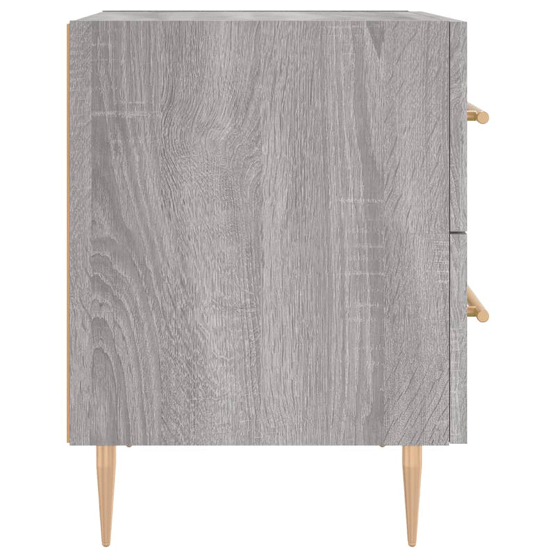 vidaXL szürke sonoma színű szerelt fa éjjeliszekrény 40 x 35 x 47,5 cm