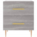 vidaXL 2 db szürke sonoma színű szerelt fa éjjeliszekrény 40x35x47,5cm