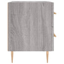 vidaXL 2 db szürke sonoma színű szerelt fa éjjeliszekrény 40x35x47,5cm
