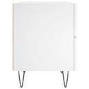 vidaXL 2 db fehér szerelt fa éjjeliszekrény 40 x 35 x 47,5 cm