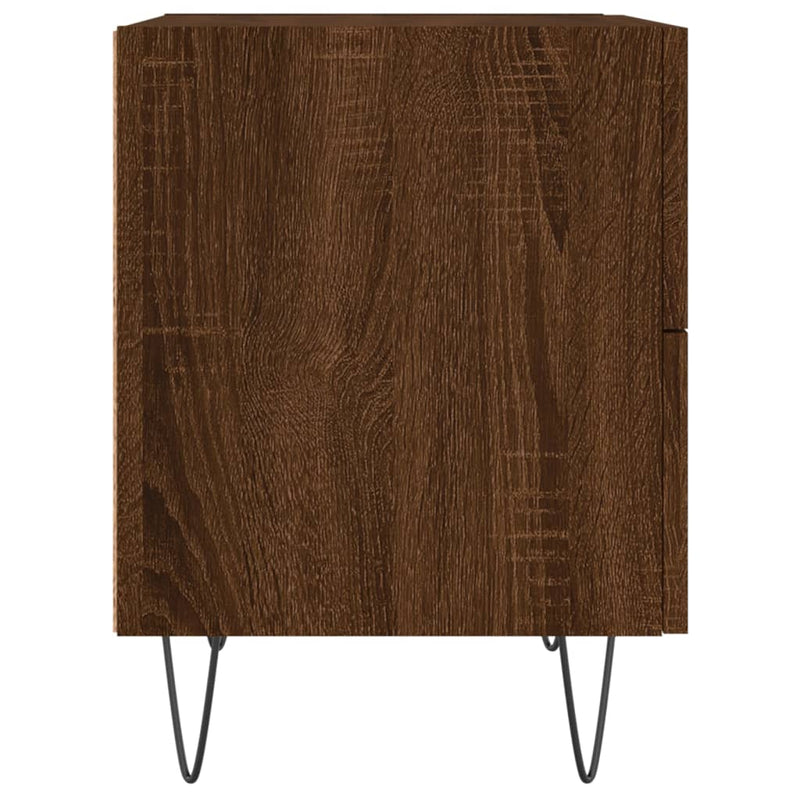 vidaXL barna tölgyszínű szerelt fa éjjeliszekrény 40 x 35 x 47,5 cm