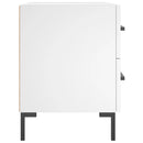 vidaXL fehér szerelt fa éjjeliszekrény 40 x 35 x 47,5 cm
