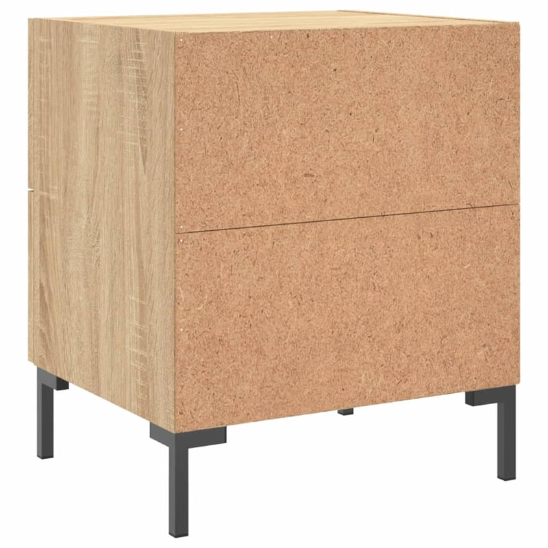 vidaXL sonoma tölgy színű szerelt fa éjjeliszekrény 40 x 35 x 47,5 cm