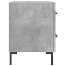 vidaXL betonszürke szerelt fa éjjeliszekrény 40 x 35 x 47,5 cm