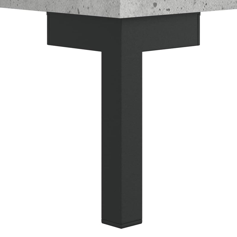vidaXL betonszürke szerelt fa éjjeliszekrény 40 x 35 x 47,5 cm