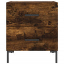 vidaXL 2 db füstös tölgy színű szerelt fa éjjeliszekrény 40x35x47,5 cm