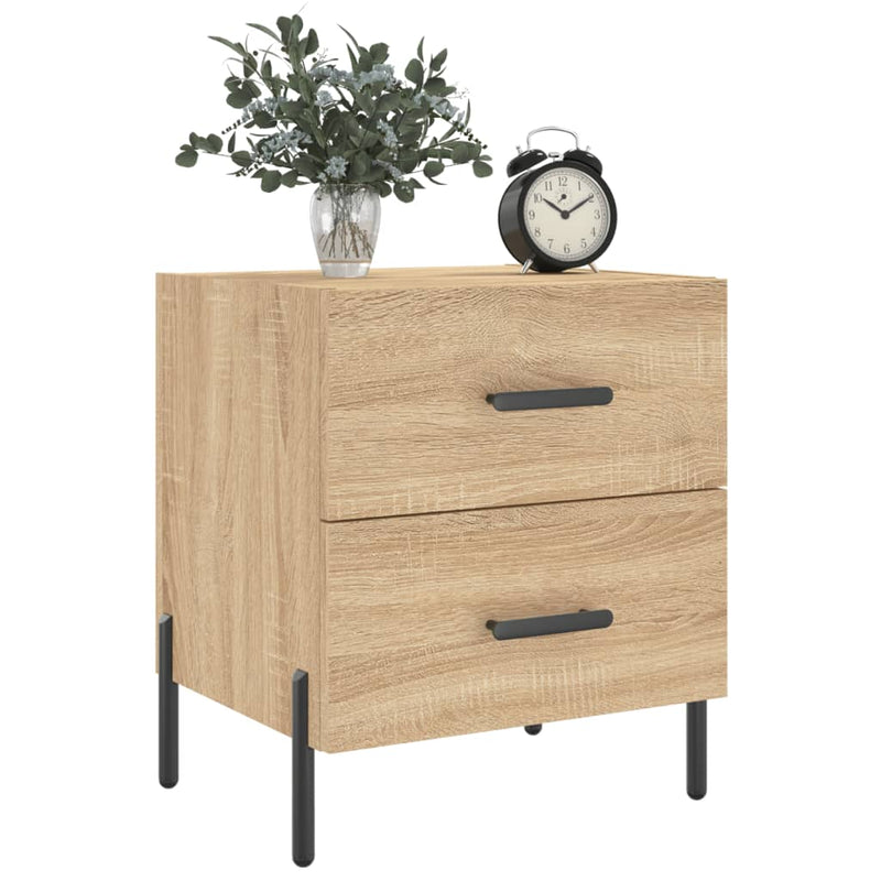 vidaXL sonoma tölgy színű szerelt fa éjjeliszekrény 40 x 35 x 47,5 cm