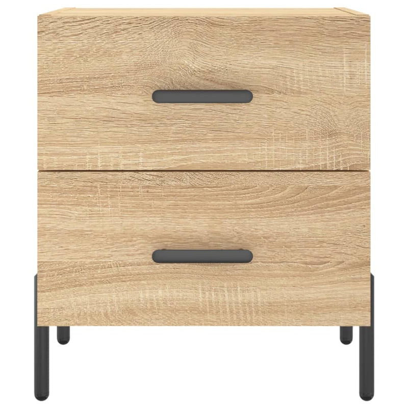 vidaXL sonoma tölgy színű szerelt fa éjjeliszekrény 40 x 35 x 47,5 cm